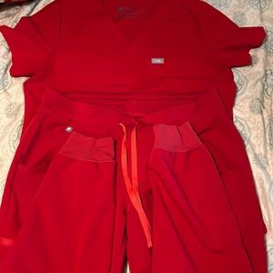 Figs jogger scrup set SMALL top MEDIUM bottoms